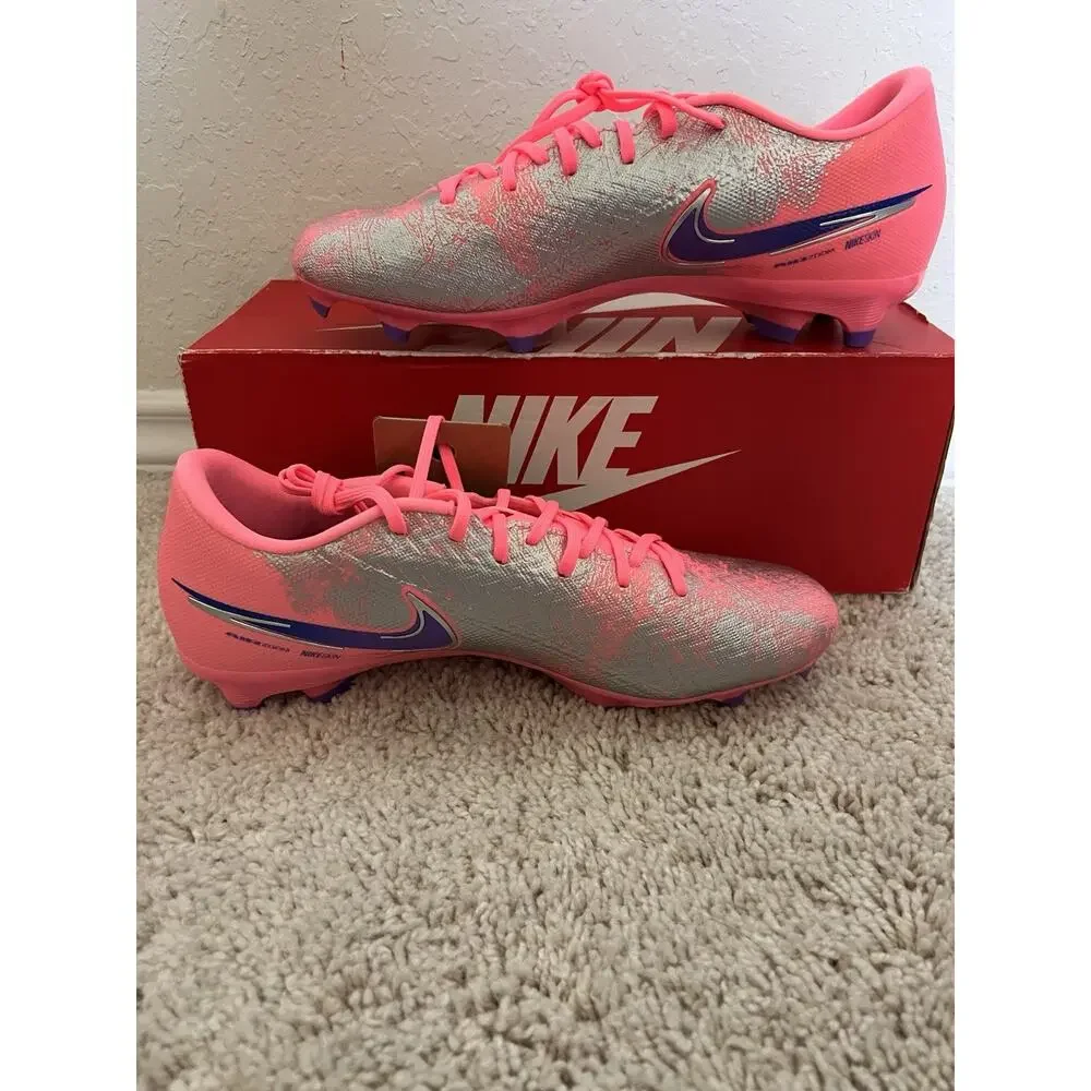 Nike Mecurial Vapor 16 VJR FG MG Cleat Pink Soccer IM3645-640 Men Size 8 New